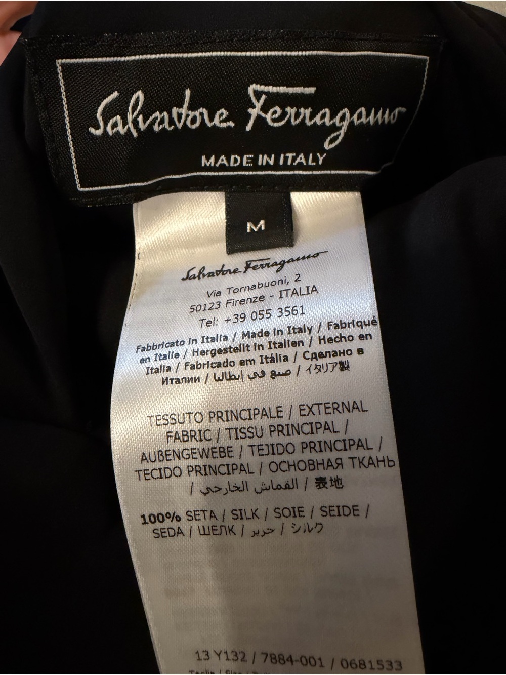 Salvatore Ferragamo Black Wrap Puffer Jacket - Picture 14 of 16